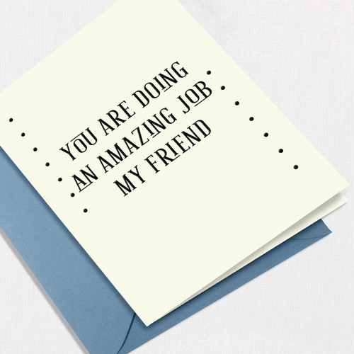 Amazing Job Greeting Card All Cards Leslie Store