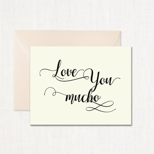 Love You Mucho Greeting Card wholesale wedding planner affiliate program leslie store