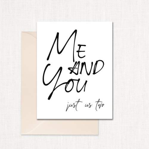 Me and You Greeting Card wholesale wedding planner affiliate program leslie store