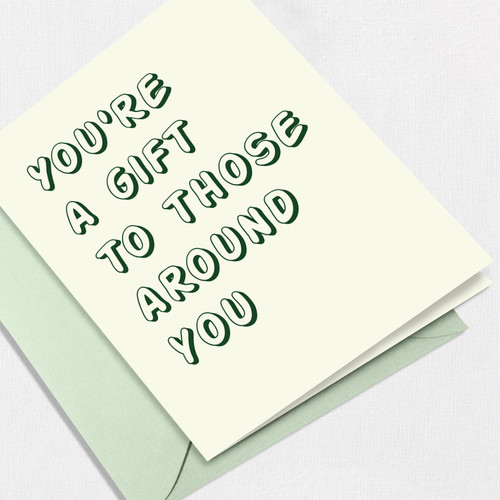 A Gift Greeting Card All Cards Leslie Store