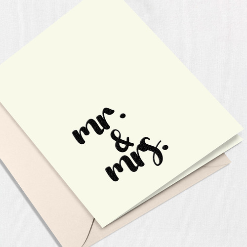 Mr. and Mrs. Greeting Card All Cards Leslie Store