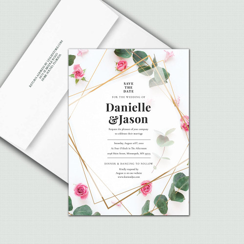 Danielle Save the Date Cards wholesale wedding planner affiliate program leslie store