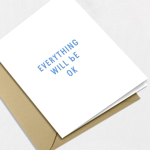 Will be OK Greeting Card All Cards Leslie Store