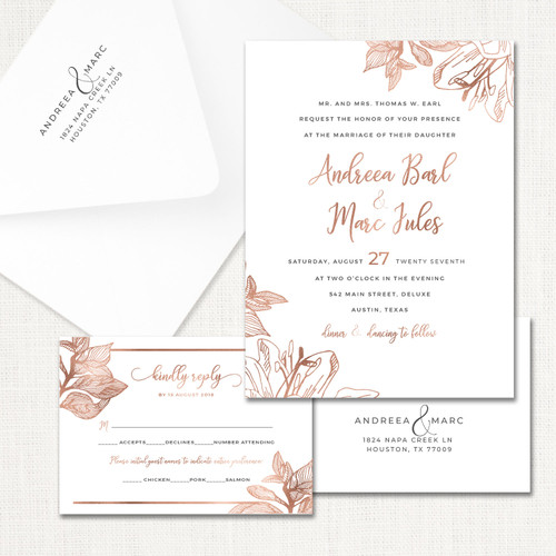 Andreea Wedding Invitations wholesale affiliate program wedding planner leslie store