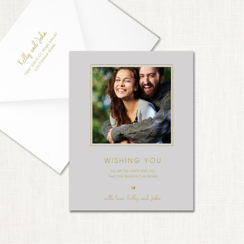 Hope and Joy Card Custom Holiday Cards Leslie Store