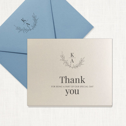 Keira Thank You Cards wholesale wedding planner affiliate program leslie store