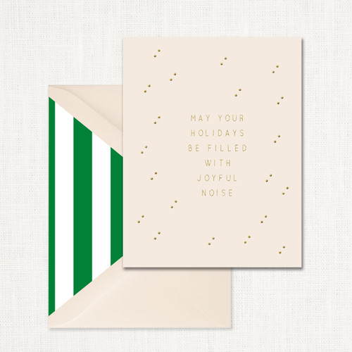 Joyful Noise Greeting Card Holiday Cards Leslie Store