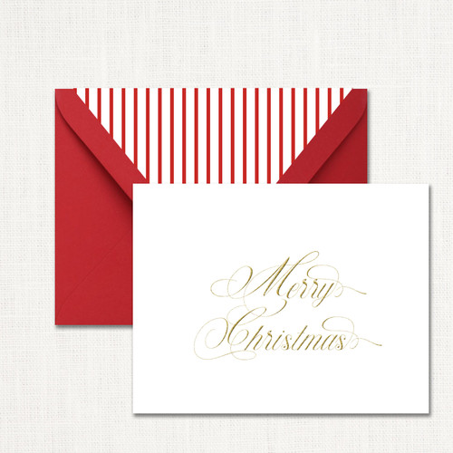 Traditional Merry Christmas Note Set Holiday Boxed Note Sets Leslie Store