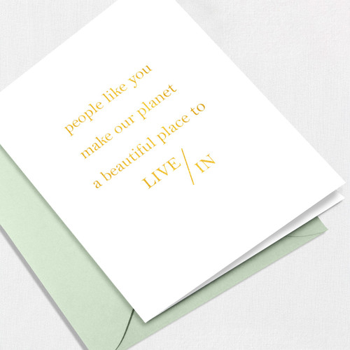 People Like You Greeting Card All Cards Leslie Store