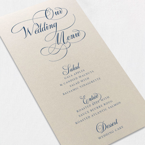 Karen Wedding Menu Wedding Menu Leslie Store