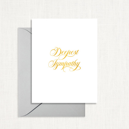 Deepest Sympathy Greeting Card