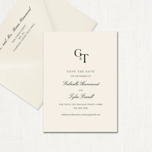 Gabrielle Save the Date Cards save the date Leslie Store
