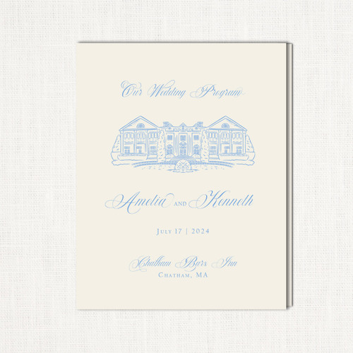 Amelia Wedding Programs Wedding Programs Leslie Store