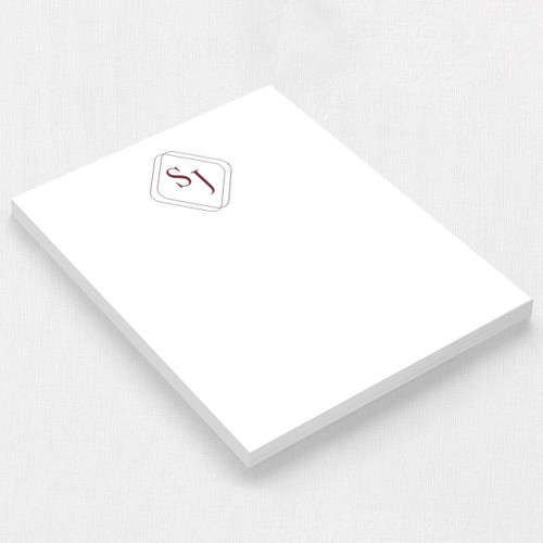 Scarlett Notepad Personalized Notepads Leslie Stationery Store