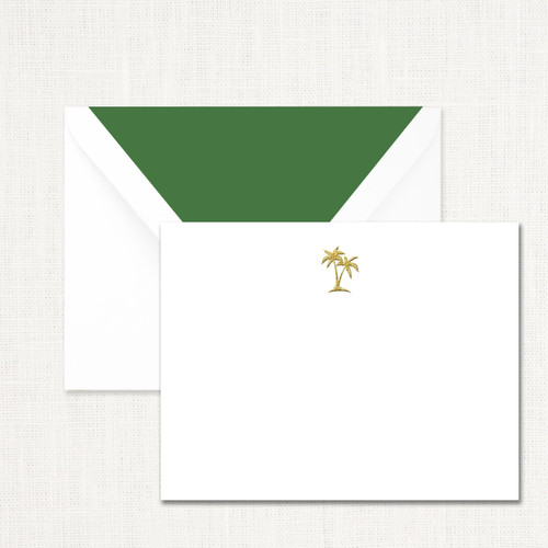 Island Palm Tree Note Set Stationery Boxed Note Sets Leslie Store