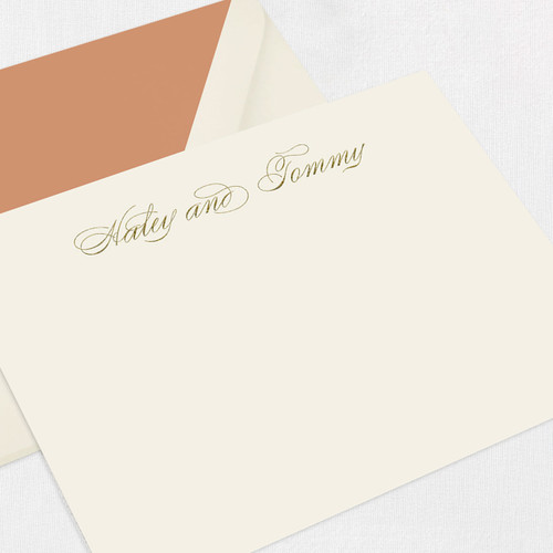 Kristin Couples Personalized Stationery Card