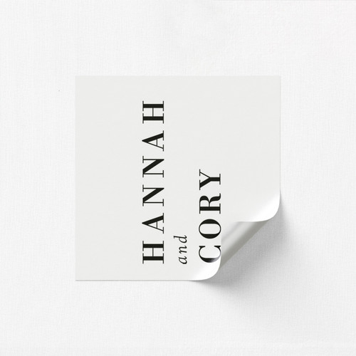 Hannah Square Stickers Square Stickers Leslie Stationery Store