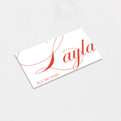 Layla Calling Cards Calling Cards Leslie Stationery Store