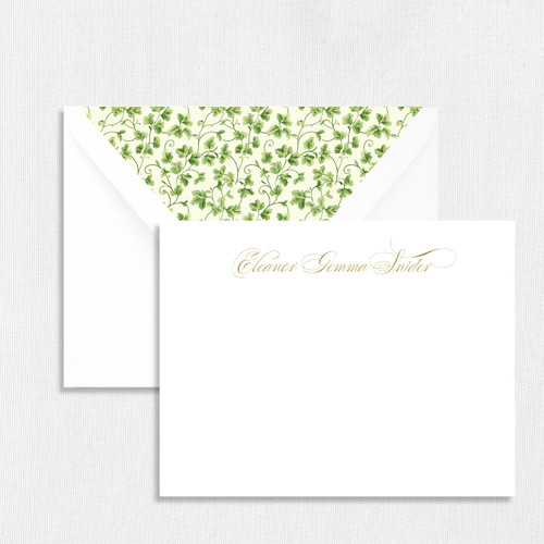 Eleanor Personalized Stationery Card Personalized Stationery Sets Leslie Stationery Store