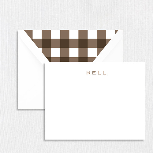 Nell Personalized Stationery Card Personalized Stationery Sets Leslie Stationery Store