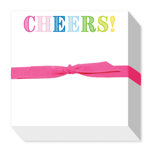 Cheers Notepad, Watercolor List Pads Leslie Stationery Store