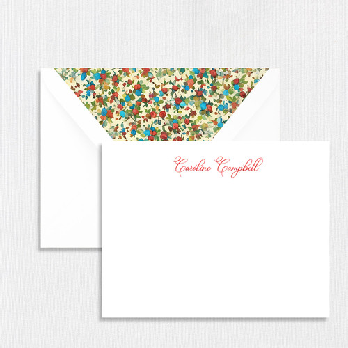 Caroline Personalized Stationery Card Personalized Stationery Sets Leslie Stationery Store