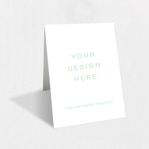 Tent Fold Cards - We Print Your Design Folded Cards Leslie Stationery Store