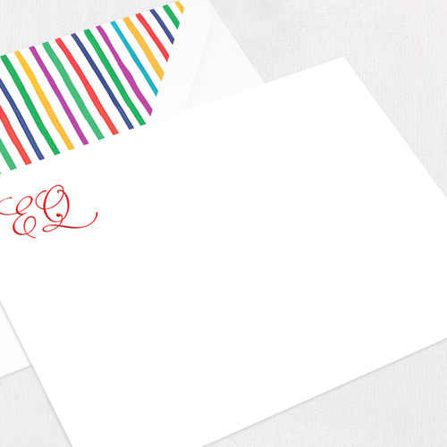 Emma Personalized Stationery Card