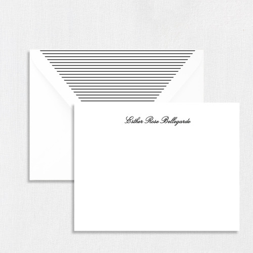 Esther Personalized Stationery Card Personalized Notes & Cards Leslie Stationery Store