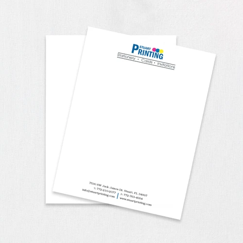 Full Color Digital Letterhead Letterhead Leslie Stationery Store