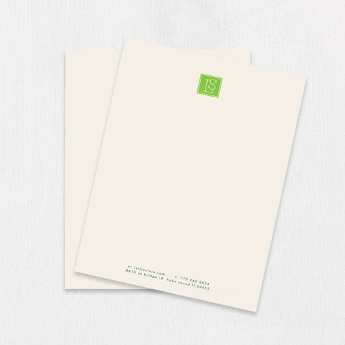 Full Color Raised Letterhead 
