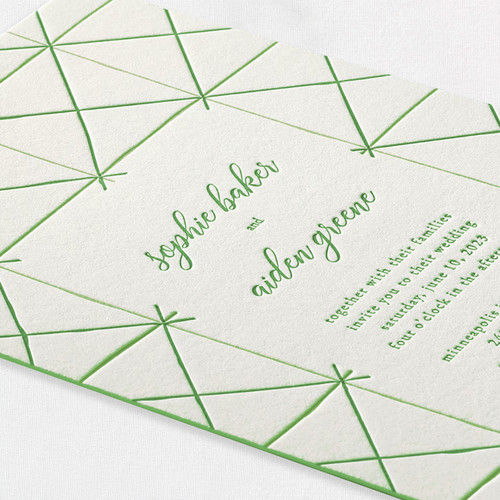 Letterpress Wedding Invitations