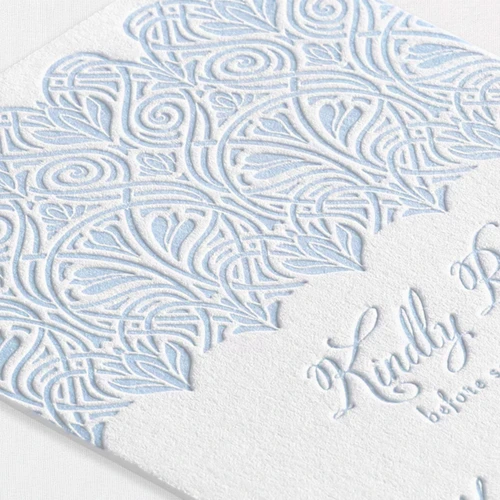 Letterpress Gala Invitations Letterpress Leslie Stationery Store