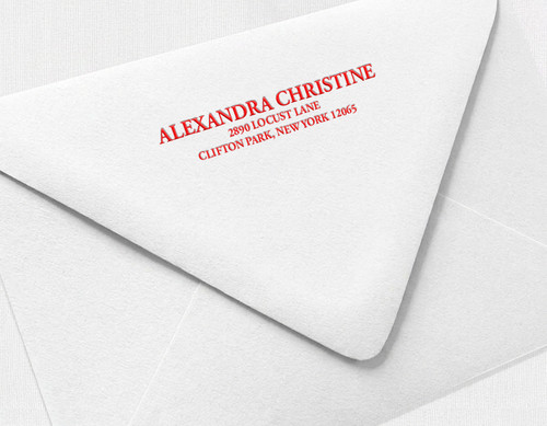 Letterpress Envelopes Return Address