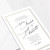 Rina White Wedding Invitations Three Layered Leslie Store