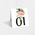Frida Table Numbers Table Number Leslie Stationery Store