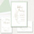 Heather Pale Green Wedding Invitations elegant glitter thermography wedding planner Stationery Store & Wedding Invitations by Leslie Store wholesale