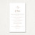 Scarlett Wedding Menu elegant glitter thermography wedding planner Stationery Store & Wedding Invitations by Leslie Store