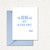 The Best, Blue Greeting Card