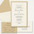 Morgan Ecru Wedding Invitations Two Layered Leslie Store