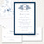 Haley Navy Wedding Invitations Two Layered Leslie Store