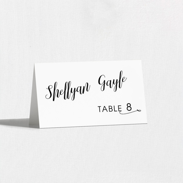Maria Calligraphy Place Cards Place Cards Leslie Store