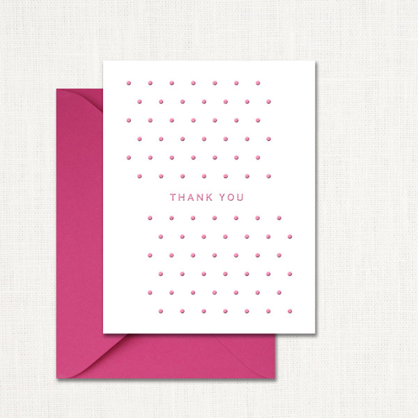 Dotty Thank You Greeting Card All Cards Leslie Store Dotty Thank You Greeting Card All Cards Leslie Store