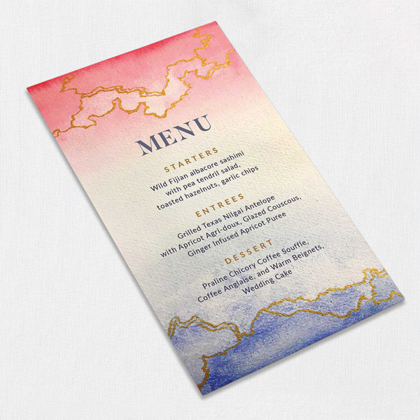 Aria Wedding Menu Wedding Menu  Aria Wedding Menu Wedding Menu