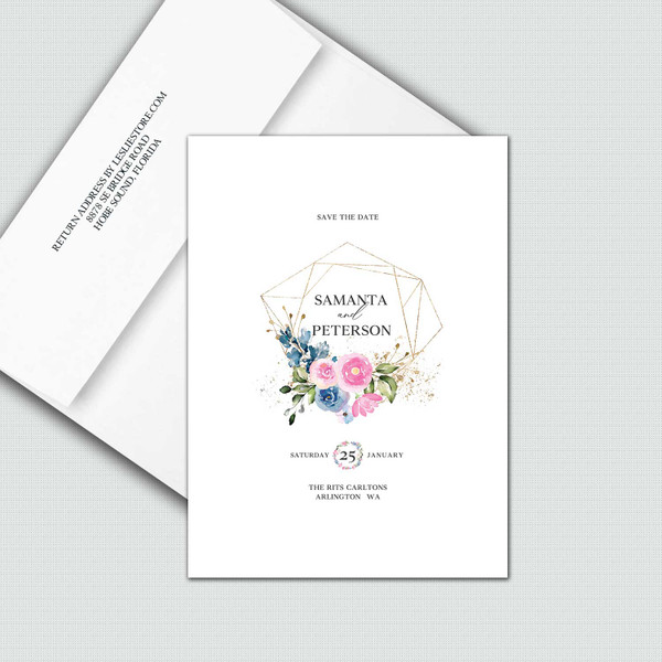 Floral Save the Date Cards wholesale wedding planner affiliate program leslie store Floral Save the Date Cards wholesale wedding planner affiliate program leslie store