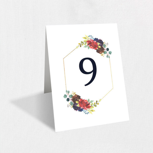 Marrie Table Numbers Table Number Stationery Store & Wedding Invitations by Leslie Store Marrie Table Numbers Table Number Stationery Store & Wedding Invitations by Leslie Store