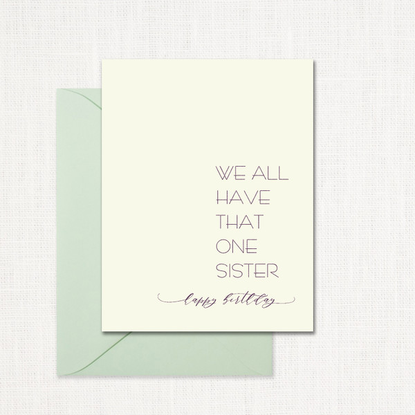 That One Sister Greeting Card wholesale wedding planner affiliate program leslie store That One Sister Greeting Card wholesale wedding planner affiliate program leslie store