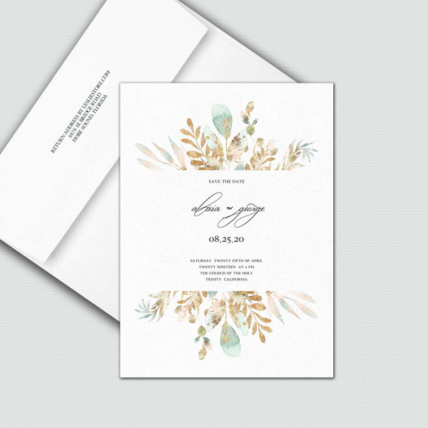 Delicate Calligraphy Save the Date Cards wholesale wedding planner affiliate program leslie store Delicate Calligraphy Save the Date Cards wholesale wedding planner affiliate program leslie store