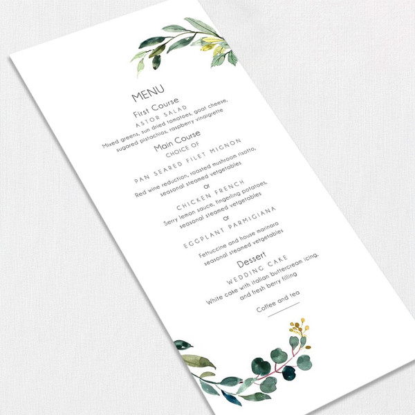 Victoria Wedding Menu Wedding Menu Leslie Store Victoria Wedding Menu Wedding Menu Leslie Store