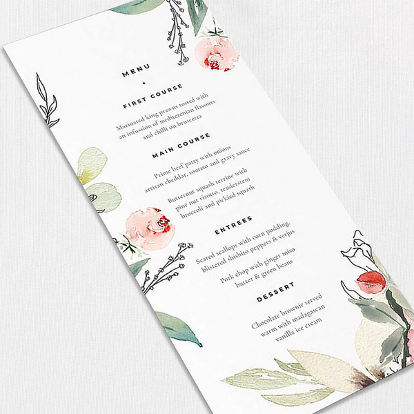 Christina Wedding Menu Wedding Menu Leslie Store Christina Wedding Menu Wedding Menu Leslie Store